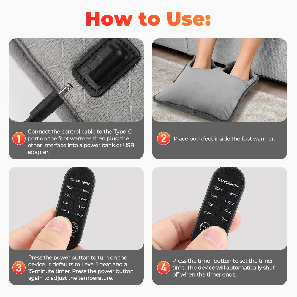 HeatSoothe™ Foot Warmer Pro