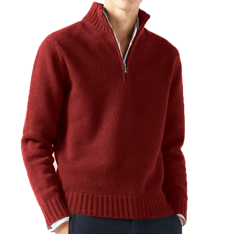ZipFlex™ Stand Collar Sweater