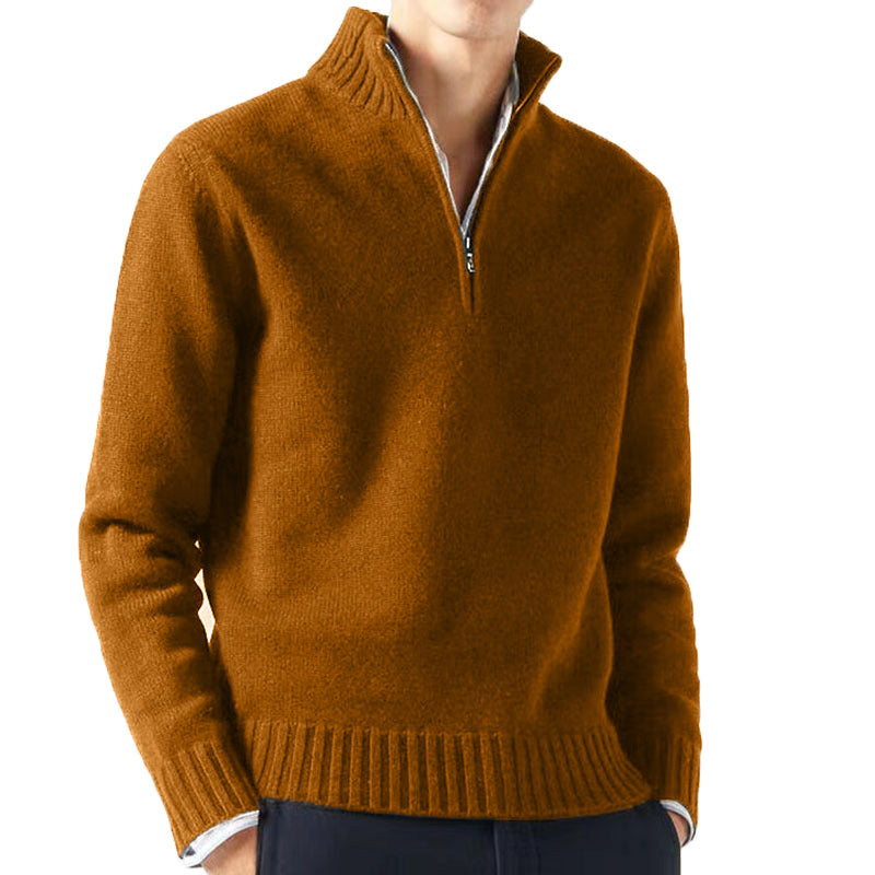 ZipFlex™ Stand Collar Sweater