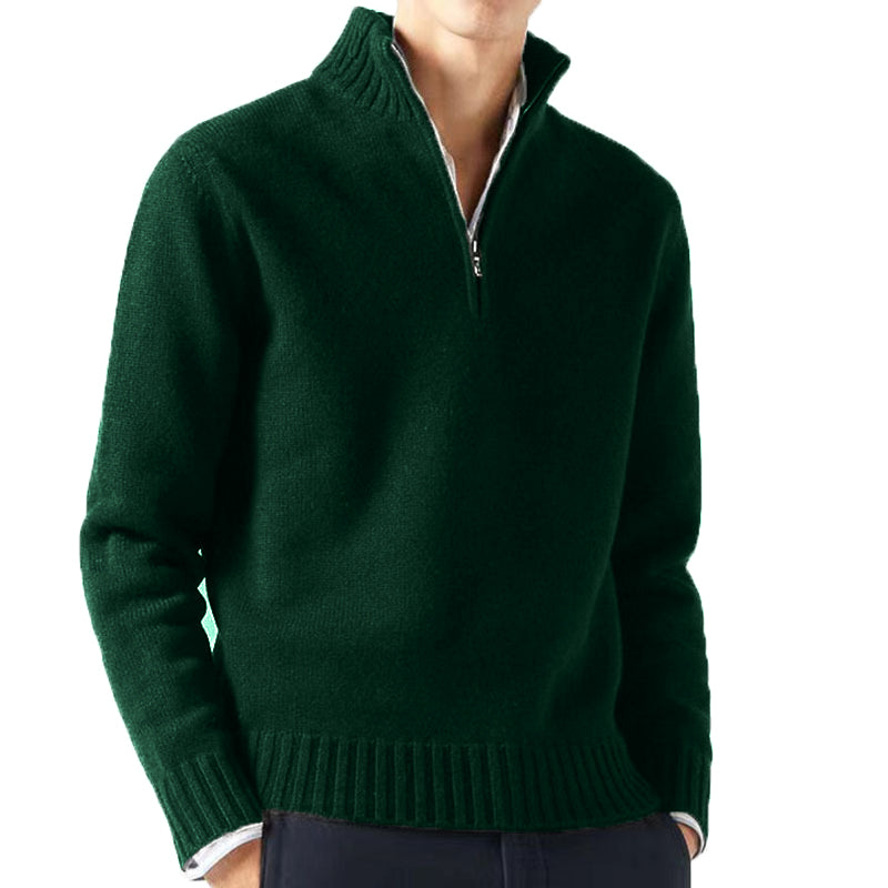 ZipFlex™ Stand Collar Sweater