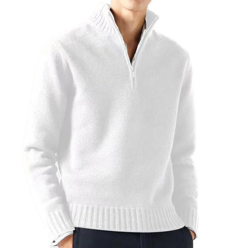 ZipFlex™ Stand Collar Sweater