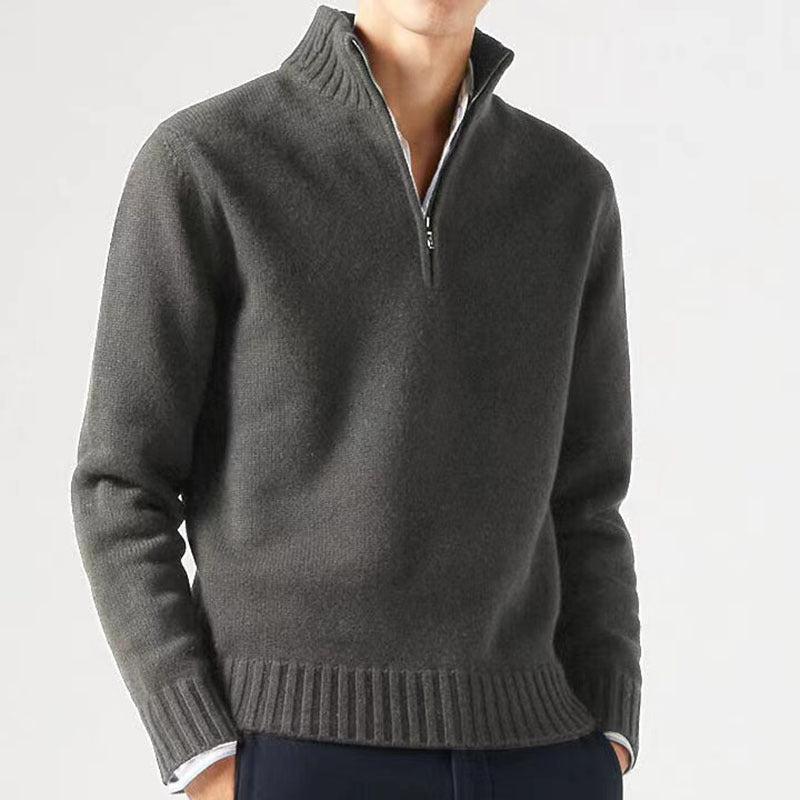 ZipFlex™ Stand Collar Sweater