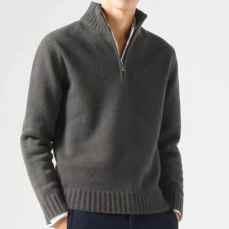 ZipFlex™ Stand Collar Sweater