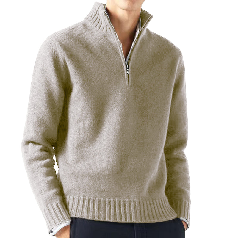 ZipFlex™ Stand Collar Sweater