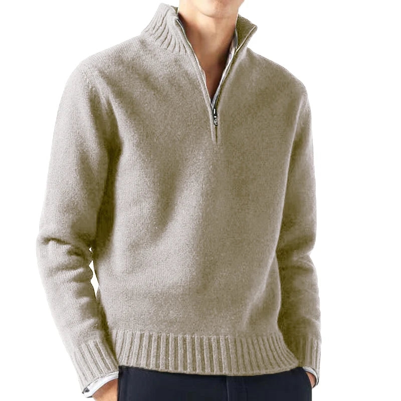 ZipFlex™ Stand Collar Sweater